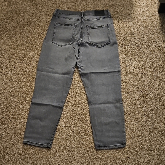 Everlane Women's Gray Straight Leg Jeans - Picture 2 of 3